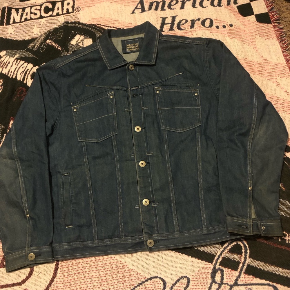 Marithe Francois Girbaud Denim Trucker Jacket